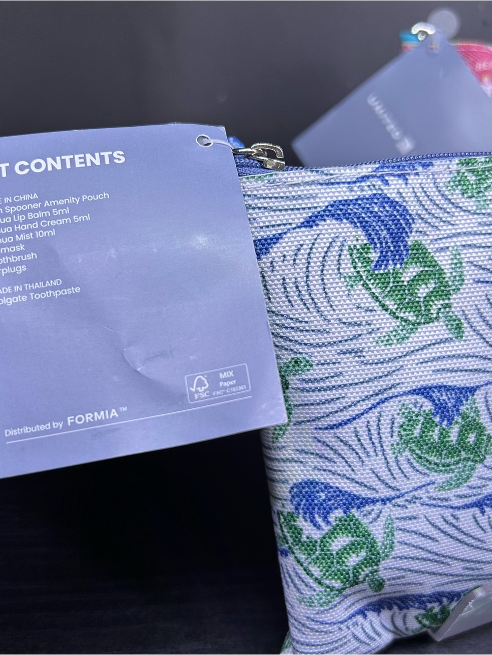 Reyn Spooner x United Airlines First Class Amenity Pouch Kit Set of 2 NEW SEALED - Picture 3 of 9
